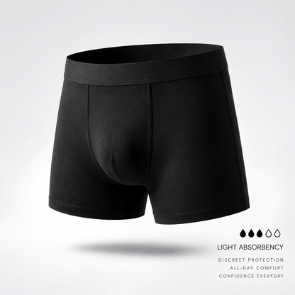 Men’s Light Absorbent Washable Incontinence Boxer