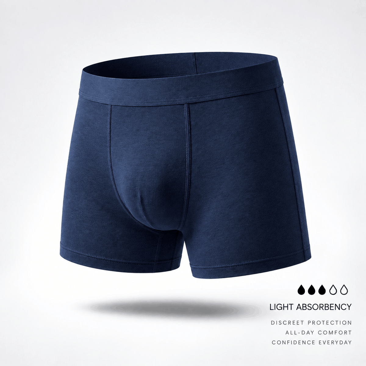 Men’s Light Absorbent Washable Incontinence Boxer