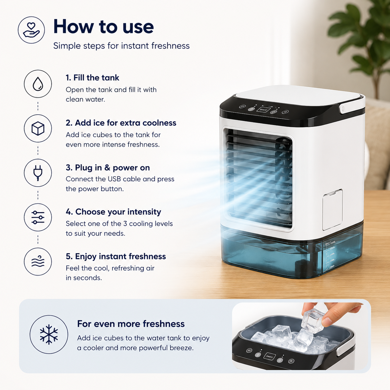NŌRLO™ Climatiseur portable