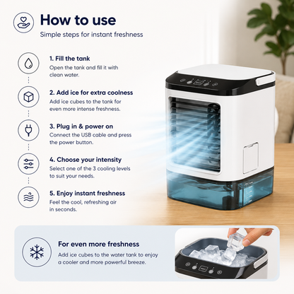 NŌRLO™ Climatiseur portable